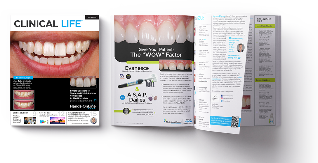 CCI21_ClinicalLife_Winter_Jan15-mockup-graphic Clinical Life Magazine Mockup