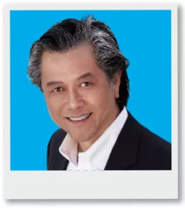 David Chan, headshot, polaroid