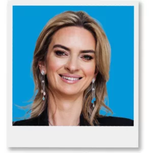 Ellen Katz, headshot, polaroid